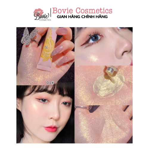 Nhũ bắt sáng XiXi dạng lỏng Highlight Bám Màu Bền Lâu Hiệu Ứng Lấp Lánh