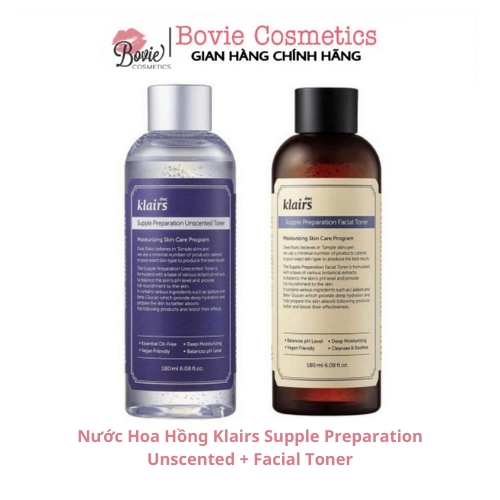Nước Hoa Hồng Klairs Supple Preparation Unscented + Facial Toner