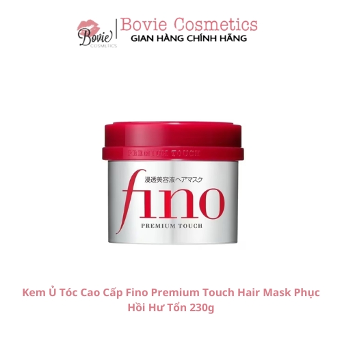 Kem Ủ Tóc Cao Cấp Fino Premium Touch Hair Mask Phục Hồi Hư Tổn