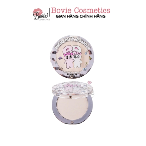 Phấn Bắt Sáng Flortte x Bunny Highlight Lì Màu Đơn Sắc