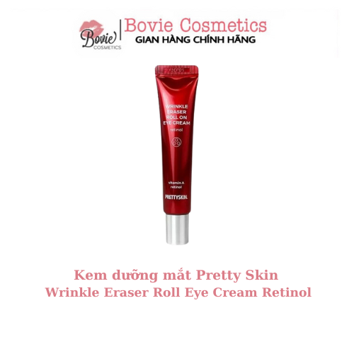 Kem Mắt Prettyskin Wrinkle Eraser Roll on Eye Cream Retinol
