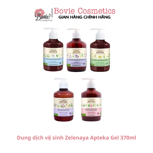 Dung dịch vệ sinh phụ nữ Làm Dịu Da, Giúp chống Khuẩn, Cân Bằng Độ pH  Green Pharmacy Anteka 370ml