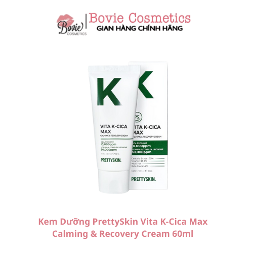 Kem Dưỡng Phục Hồi Cấp Ẩm Đa Tầng Pretty Skin Vita K-Cica Max Calming & Recovery Cream 60ml