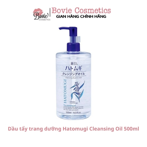 Dầu tẩy trang dưỡng Hatomugi Cleansing Oil 500ml