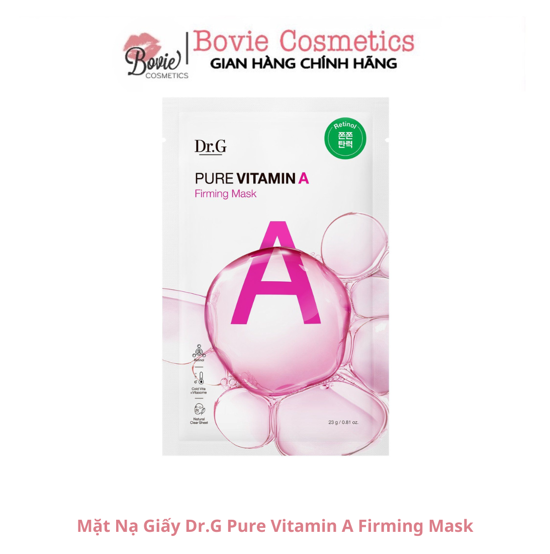 Mặt Nạ Giấy DrG Pure Vitamin A Firming Mask