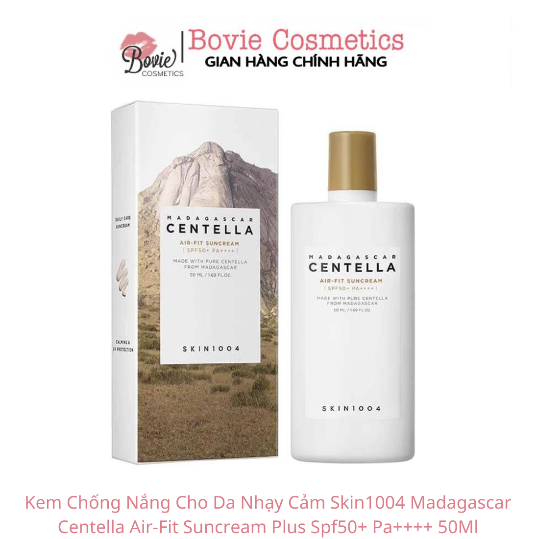 Kem Chống Nắng Cho Da Nhạy Cảm Skin1004 Madagascar Centella Air-Fit Suncream Plus Spf50+ Pa++++