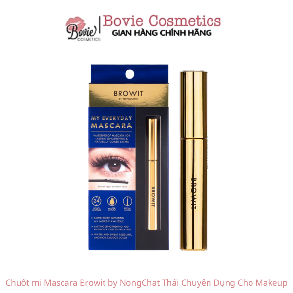 Chuốt mi Mascara Browit by NongChat Thái Chuyên Dụng Cho Makeup
