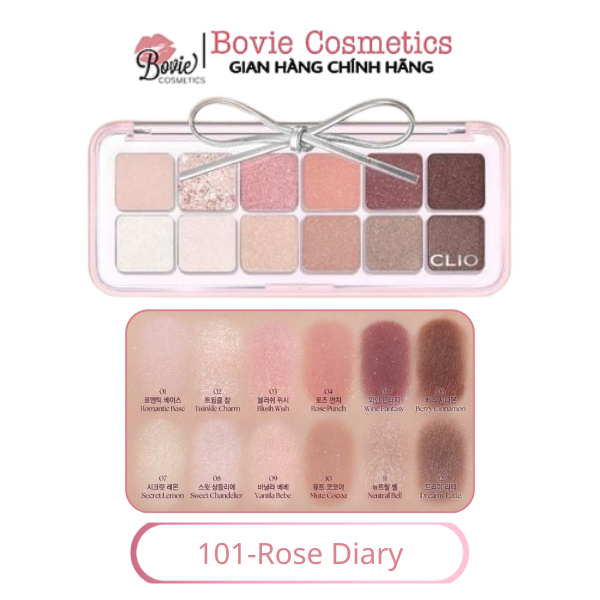 Bảng Phấn Mắt 12 Ô Clio Pro Eye Palette Air