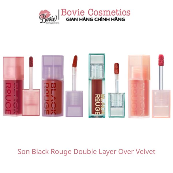 Son Black Rouge Double Layer Over Velvet