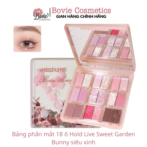 Bảng phấn mắt 18 ô Hold Live Sweet Garden Bunny siêu xinh