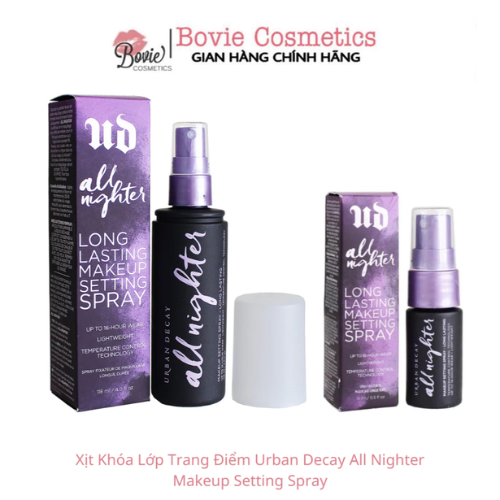 Xịt Khóa Lớp Trang Điểm Urban Decay All Nighter Makeup Setting Spray