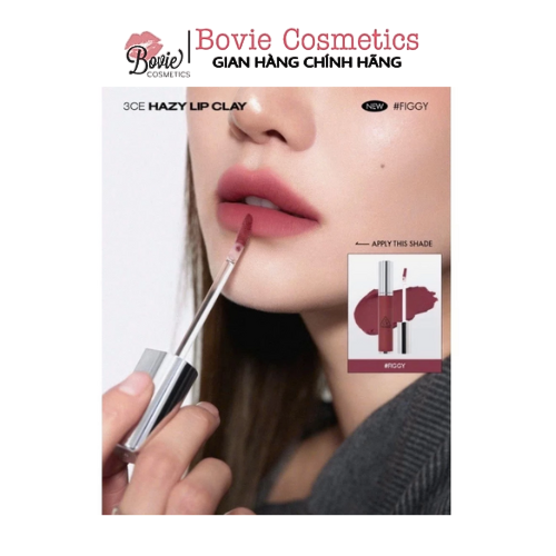 Son Kem Lì mịn môi 3CE Hazy Lip Clay