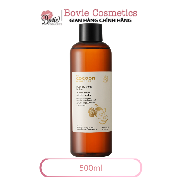 Nước tẩy trang bí đao Cocoon tẩy sạch makeup & giảm dầu