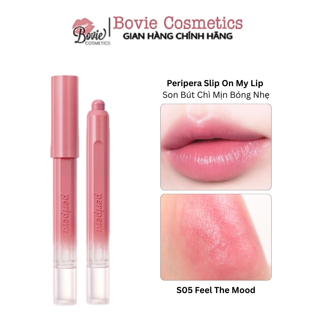 Son bút chì Peripera Slip On My Lip
