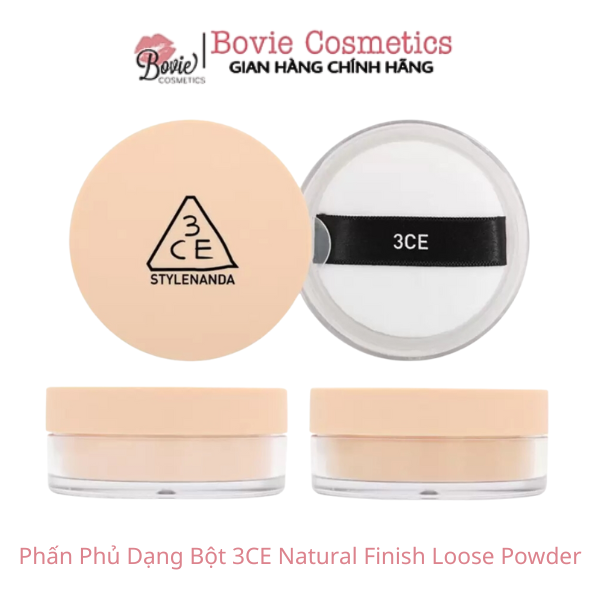 Phấn Phủ Dạng Bột 3CE Natural Finish Loose Powder