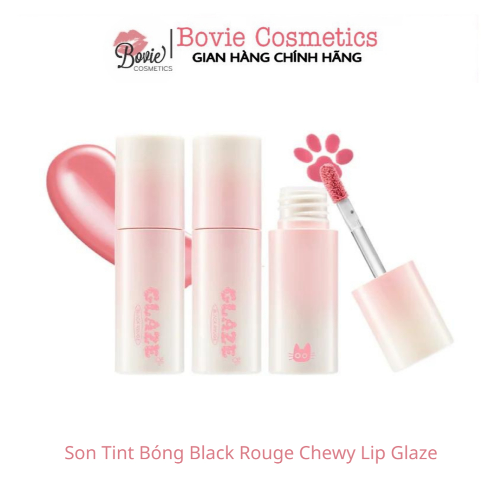 Son Tint Bóng Black Rouge Chewy Lip Glaze