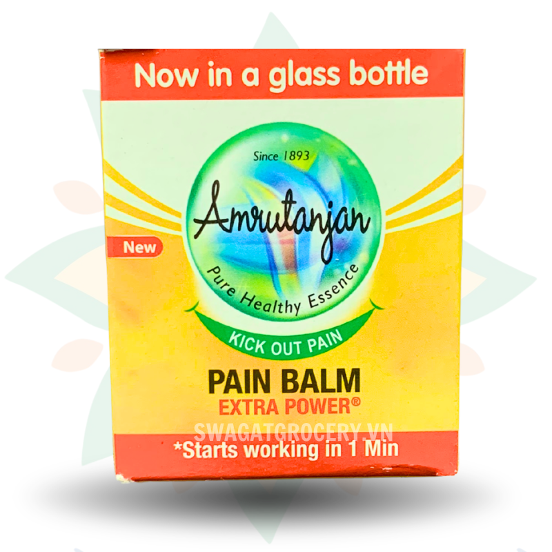 Cao Xoa Bóp Amrutanjan Yellow Extra Power Pain Balm 25.3g