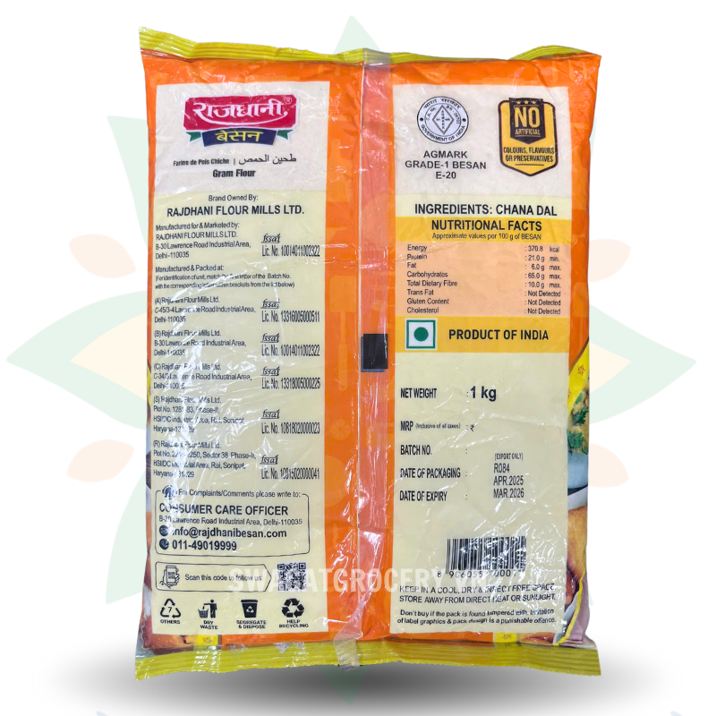Bột Đậu Gà RAJDHANI BESAN 1KG