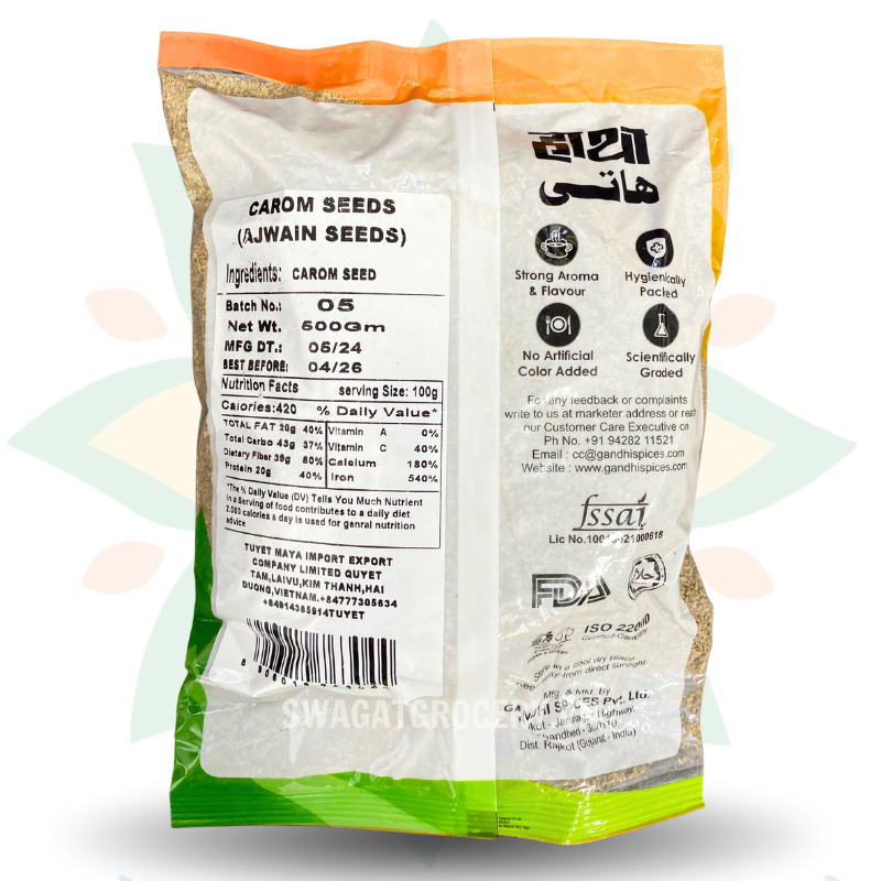 Hạt cỏ dại CAROM SEEDS 100GR