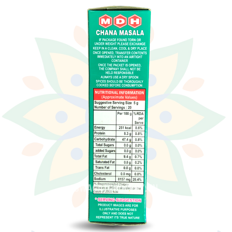 Bột gia vị MDH CHANA MASALA 500GR