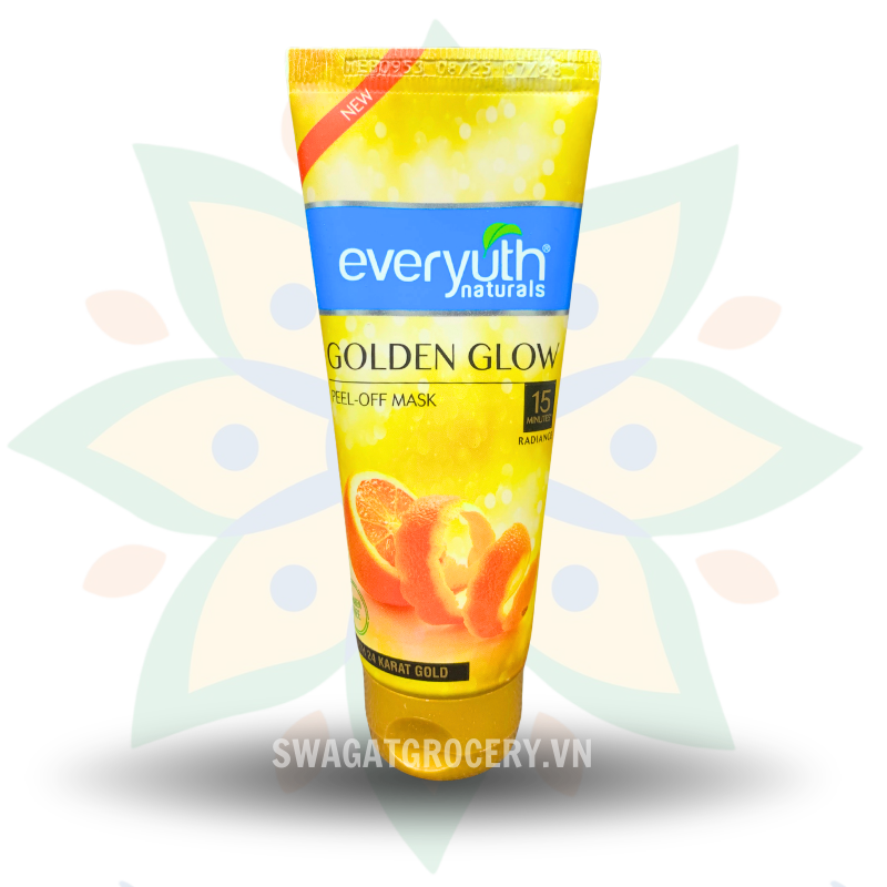Mặt Nạ Lột Vàng Everyuth Naturals Golden Glow Peel-Off Mask 50g
