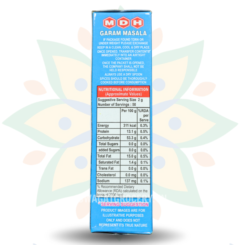 Bột Gia vị MDH GARAM MASALA 500GR