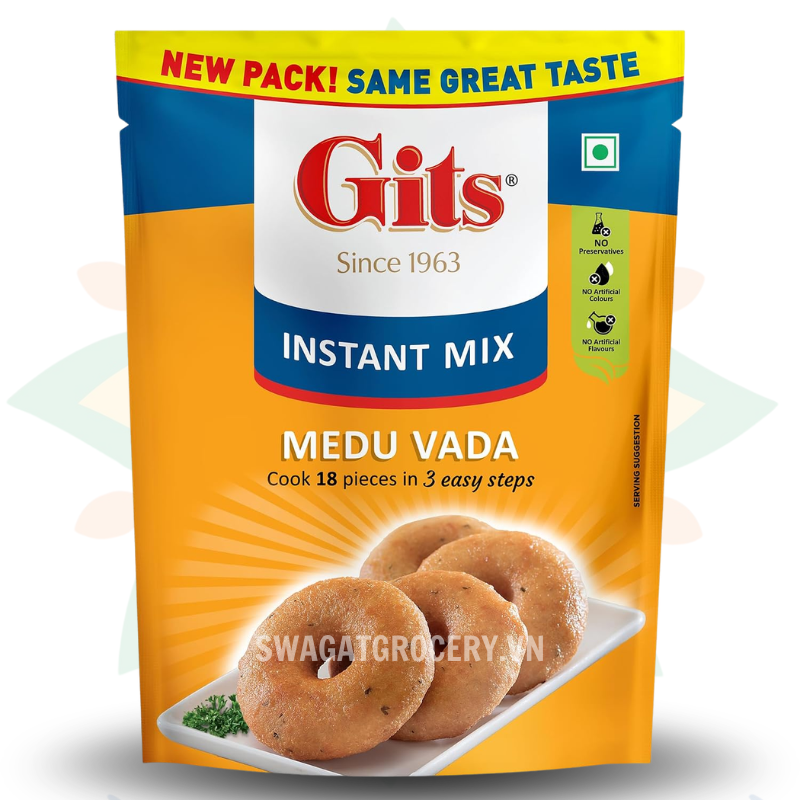 Bột làm bánh GITS INSTANT MIX VADA 200GM