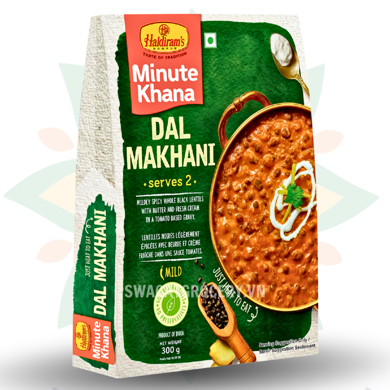 Cà ri ăn liền HALDIRAM DAL MAKHANI 300GM