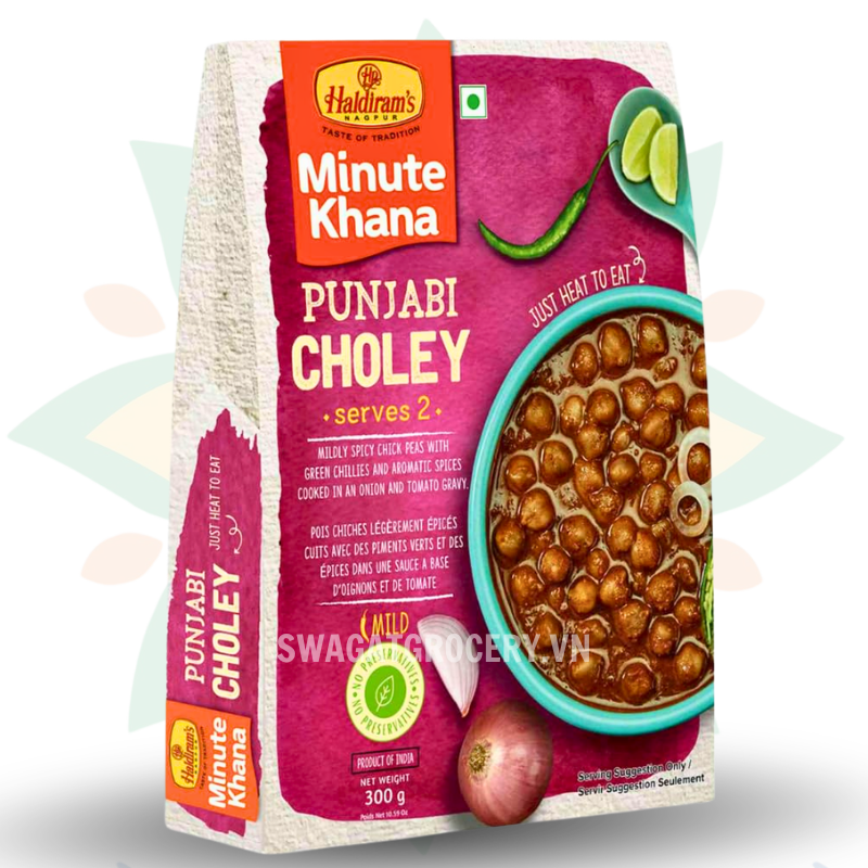 Cà ri ăn liền HALDIRAM PUNJABI CHOLEY 300GM