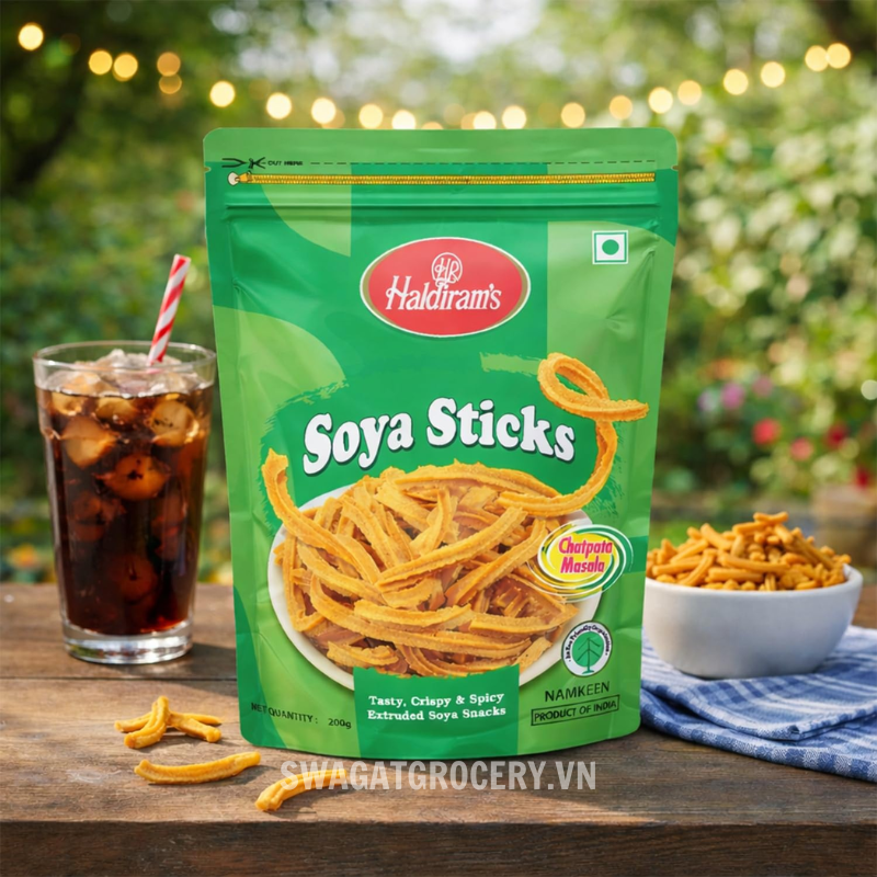 Bánh Snack HALDIRAM SOYA STICKS 200GM
