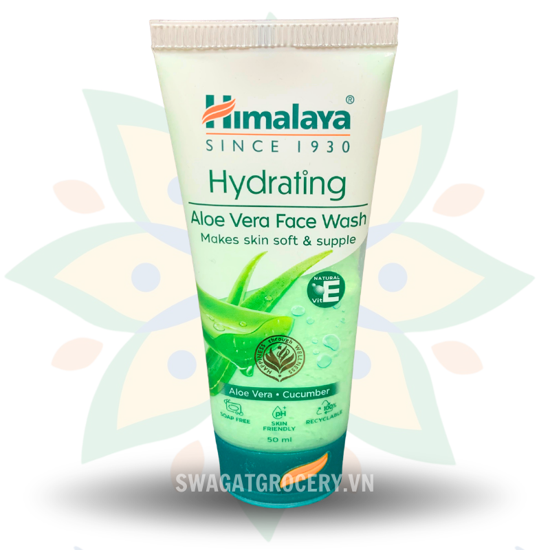 Sữa Rửa Mặt Dưỡng Ẩm Nha Đam Himalaya Hydrating Aloe Vera Face Wash