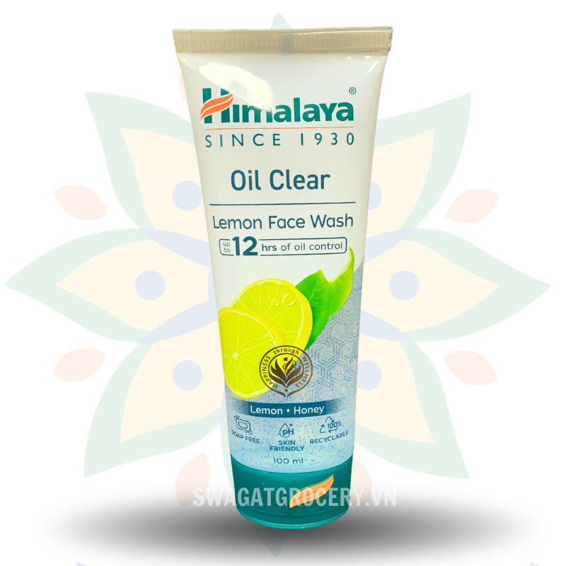 Sữa Rửa Mặt Kiểm Soát Dầu Chanh Himalaya Oil Clear Lemon Face Wash 100ml
