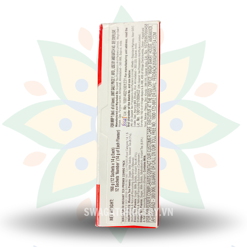 Trà WAGHBAKRI INSTANT COMBO TEA 168GM