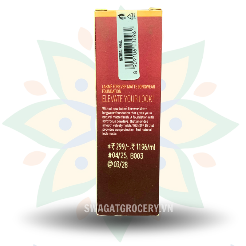 Kem nền Lakme Forever Matte Longwear Foundation 25ml
