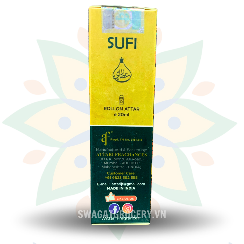 Tinh Dầu Nước Hoa - Musk Sufi Concentrated Perfume oil 20ml