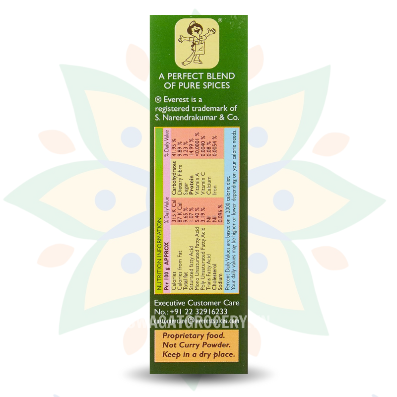 Bột gia vị EVEREST SAMBHAR MASALA 100GM