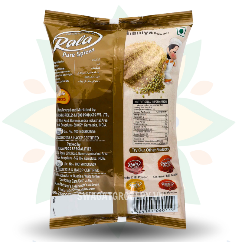 Bột Ngò RALA CORIANDER POWDER 500GR