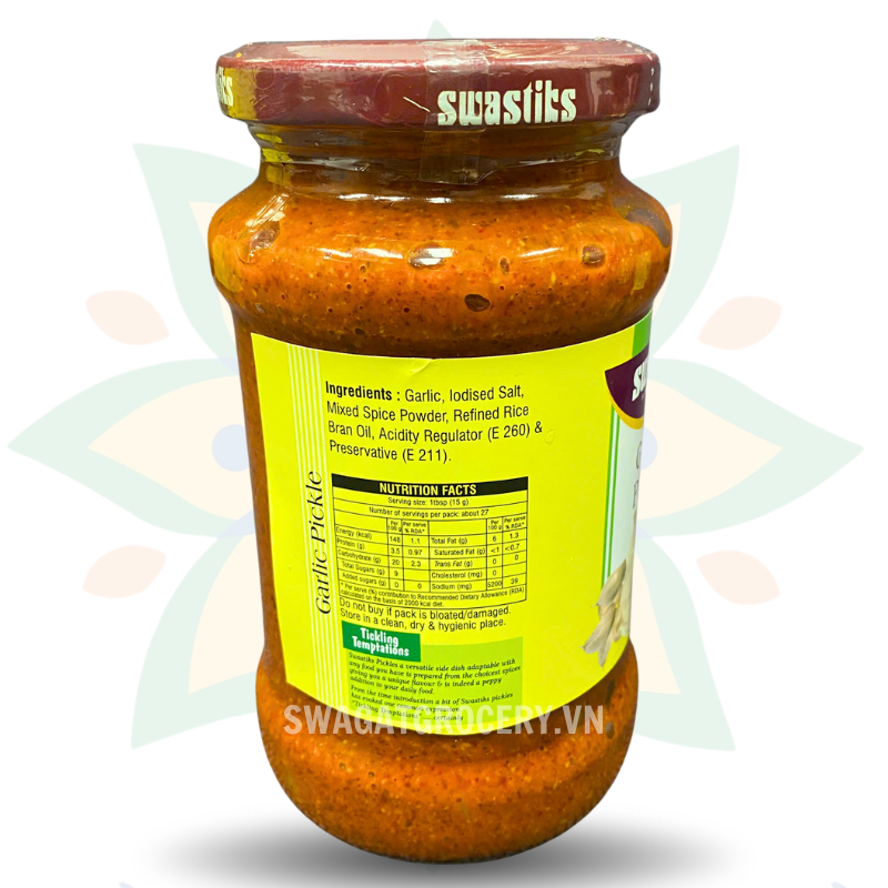 Sốt Tỏi SWASTIKS GARLIC PICKLE 400GR