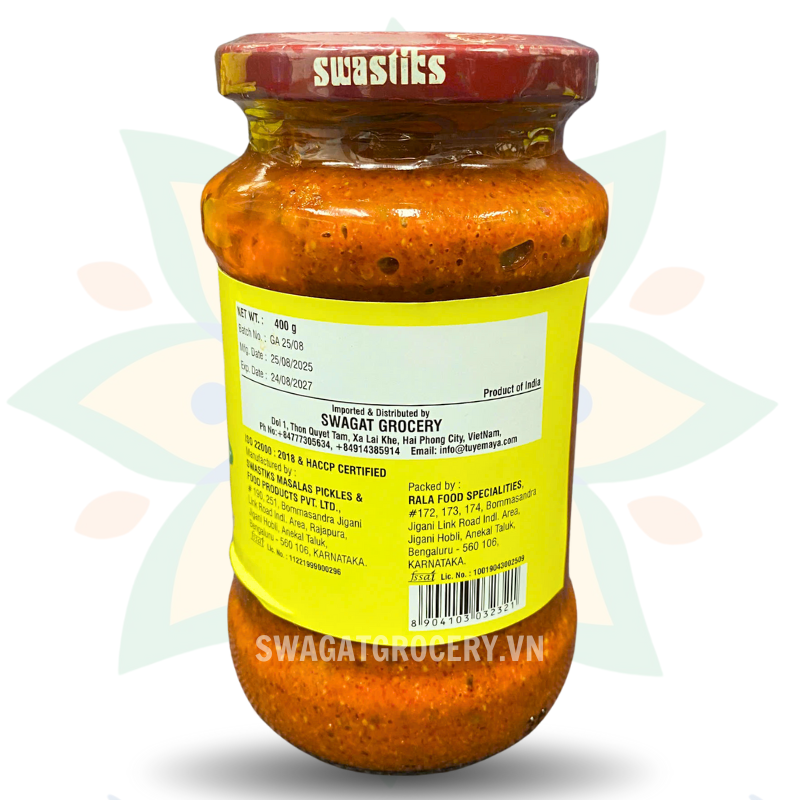 Sốt Tỏi SWASTIKS GARLIC PICKLE 400GR