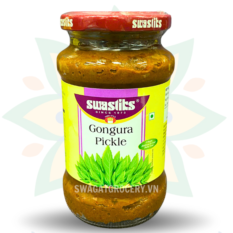 Sốt Atiso đỏ SWASTIKS GONGURA PICKLE 400GR