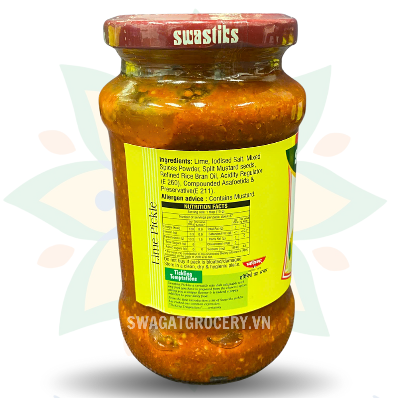 Sốt Chanh SWASTIKS LIME PICKLE 400GR