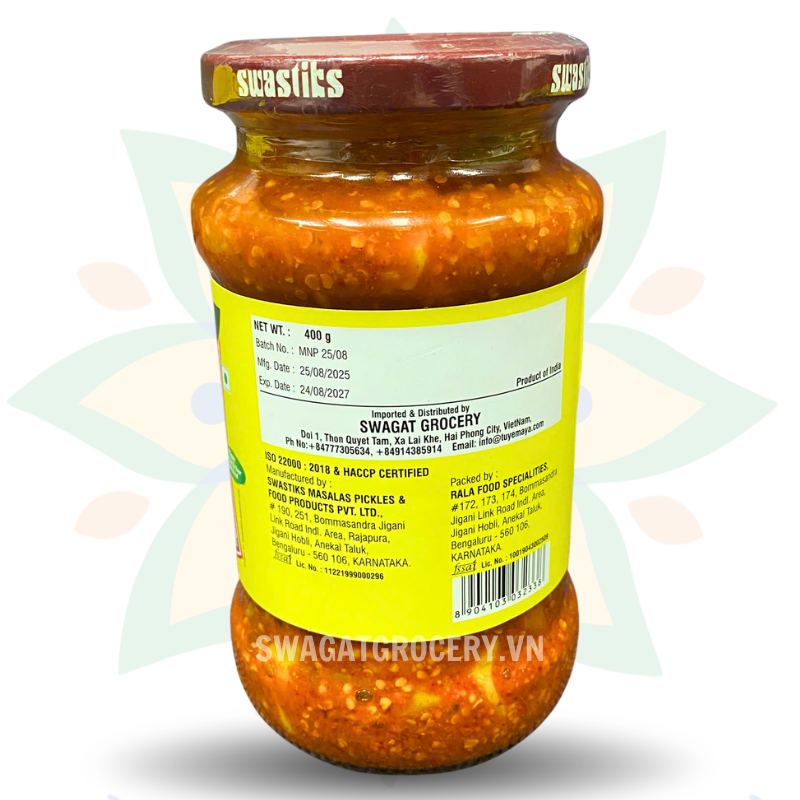 Sốt xoài SWASTIKS MANGO PICKLE 400Gr
