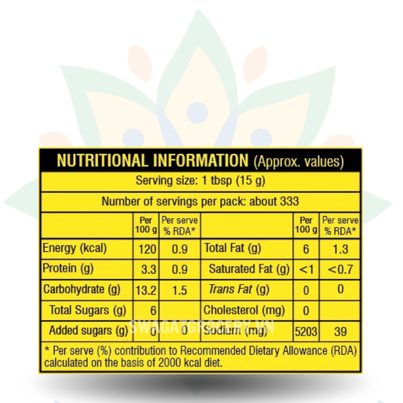 Sốt rau củ hỗn hợp SWASTIKS MIXED VEGETABLE PICKLE 1KG