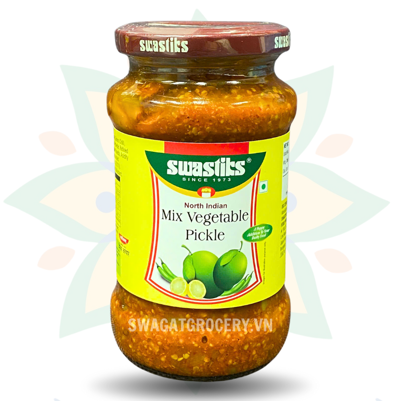 Sốt Rau củ hỗn hợp SWASTIKS MIXED VEGETABLE PICKLE 400GR