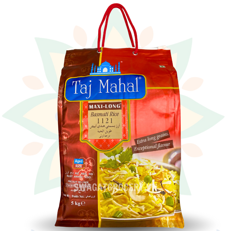 Gạo TAJ MAHAL BASMATI RICE MAXI LONG 5KG (RED)