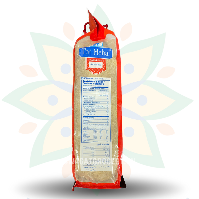 Gạo TAJ MAHAL BASMATI RICE MAXI LONG 5KG (RED)