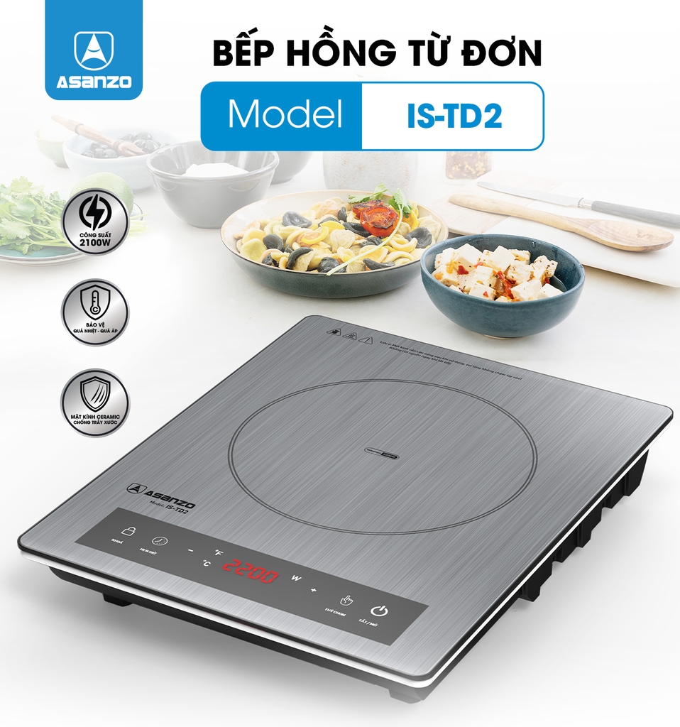 Bếp Từ Đơn Asanzo IS-TD2