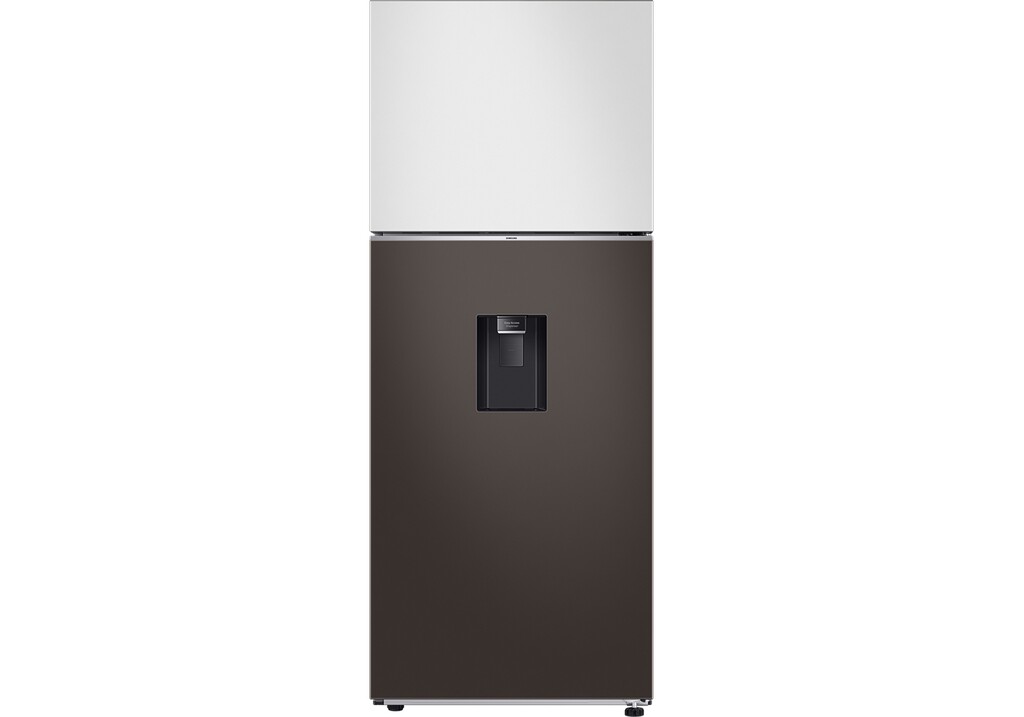 Tủ lạnh Bespoke Samsung Inverter 406 lít RT42CB6784C3SV (Trắng/Nâu)