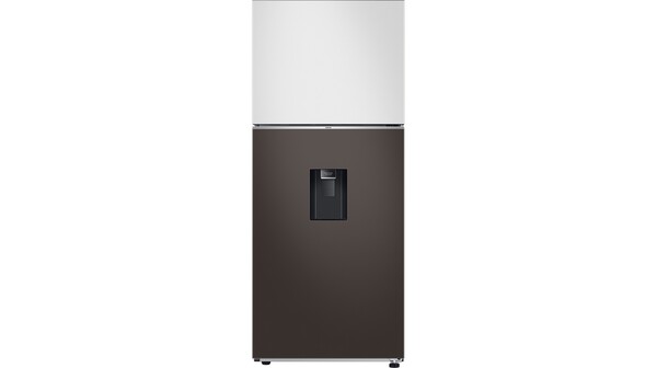 Tủ lạnh Bespoke Samsung Inverter 382 lít RT38CB6784C3SV (Trắng/Nâu)