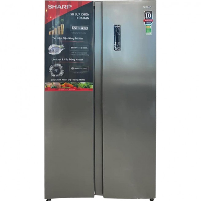 Tủ lạnh Sharp Inverter 600 lít Side By Side SJ-SBXP600V-DS